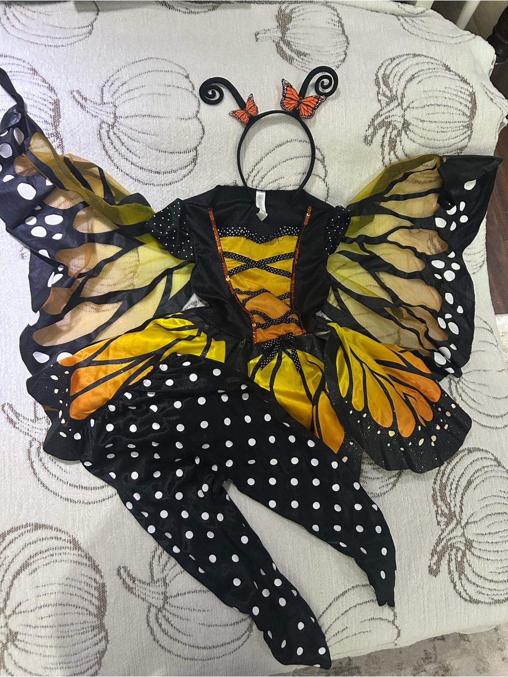 Butterfly Halloween costume kids size 5